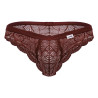 CandyMan Slip Dentelle Elynos Bordeaux